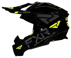 FXR Helium Race Div Helmet -NEXX shop fxr helium race div helmet black hi viz 1