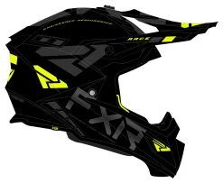 FXR Helium Race Div Helmet -NEXX shop fxr helium race div helmet black hi viz 2