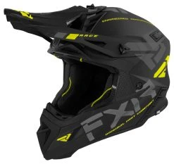 FXR Helium Race Div Helmet -NEXX shop fxr helium race div helmet black hi viz