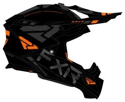 FXR Helium Race Div Helmet -NEXX shop fxr helium race div helmet black orange 2