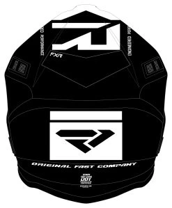 FXR Helium Race Div Helmet -NEXX shop fxr helium race div helmet black white 3