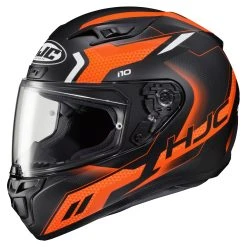 HJC Helmets HJC I10 Robust Helmet -NEXX shop hj ci10 robust helmet black orange