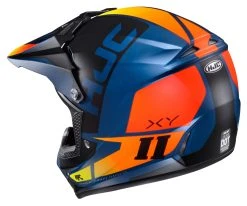 HJC Helmets HJC Youth CL-XY 2 Creed Helmet -NEXX shop hjcclxy2 creed youth helmet black blue orange 1