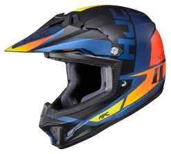 HJC Helmets HJC Youth CL-XY 2 Creed Helmet -NEXX shop hjcclxy2 creed youth helmet black blue orange