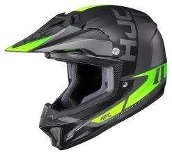 HJC Helmets HJC Youth CL-XY 2 Creed Helmet -NEXX shop hjcclxy2 creed youth helmet black green