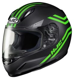 HJC Helmets HJC Youth CL-Y Strix Helmet -NEXX shop hjccly strix youth helmet black green