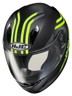 HJC Helmets HJC Youth CL-Y Strix Helmet -NEXX shop hjccly strix youth helmet black hi viz 2