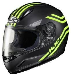 HJC Helmets HJC Youth CL-Y Strix Helmet -NEXX shop hjccly strix youth helmet black hi viz