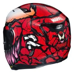 HJC Helmets HJC RPHA 11 Pro Carnage Helmet -NEXX shop hjcrpha11 pro carnage helmet red black 2