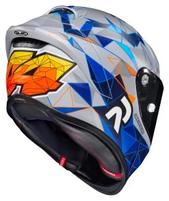 HJC Helmets HJC RPHA 1N Espargaro Helmet -NEXX shop hjcrpha1 n espargaro helmet silver blue orange 2