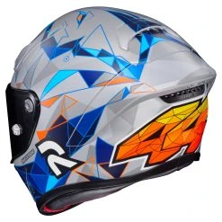HJC Helmets HJC RPHA 1N Espargaro Helmet -NEXX shop hjcrpha1 n espargaro helmet silver blue orange 3