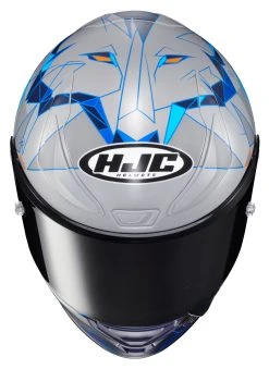 HJC Helmets HJC RPHA 1N Espargaro Helmet -NEXX shop hjcrpha1 n espargaro helmet silver blue orange 4
