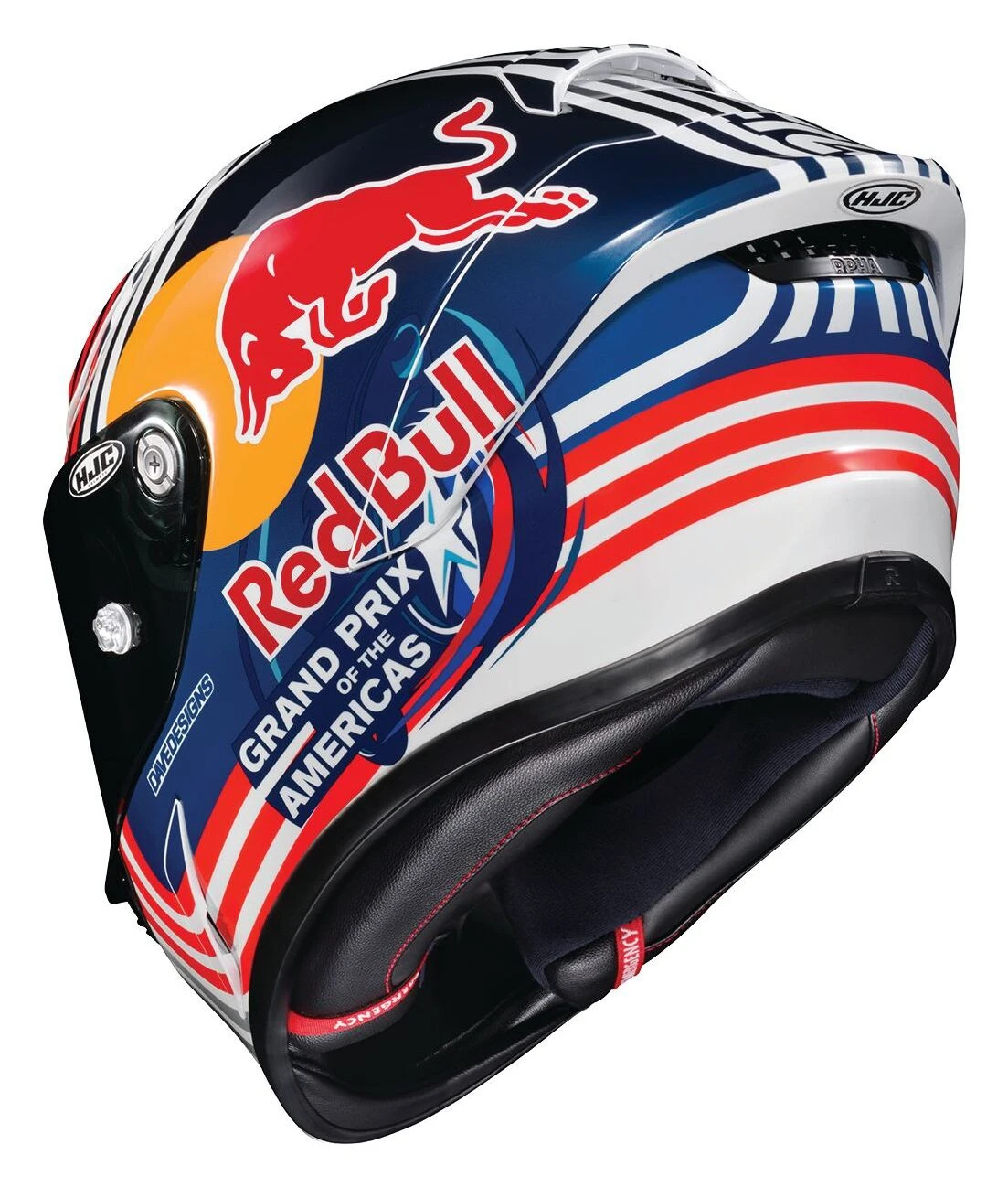 HJC Helmets HJC RPHA 1N Red Bull Austin GP Helmet 5 HJC Helmets HJC RPHA 1N Red Bull Austin GP Helmet - Image 5