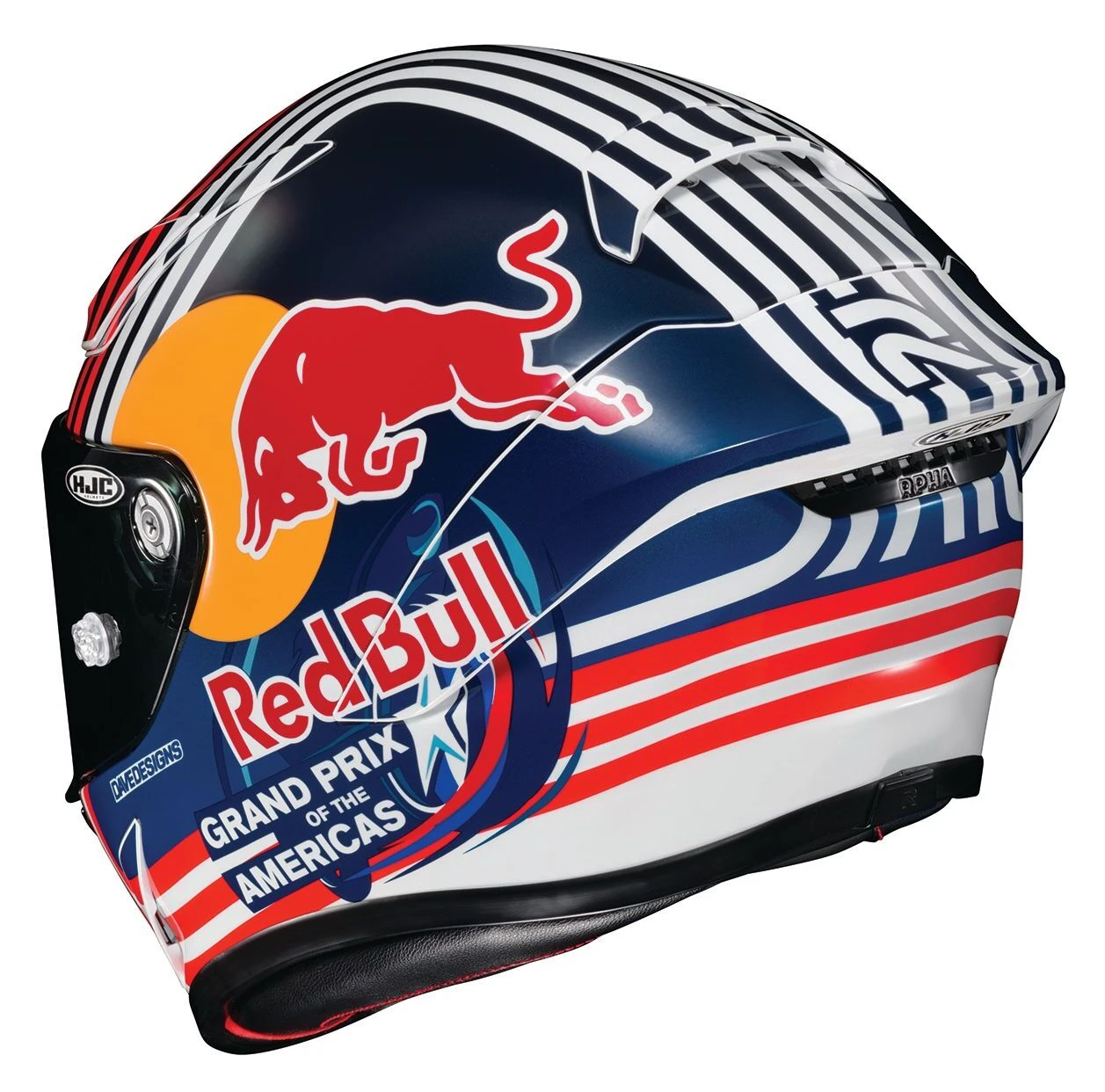 HJC Helmets HJC RPHA 1N Red Bull Austin GP Helmet 6 HJC Helmets HJC RPHA 1N Red Bull Austin GP Helmet - Image 6