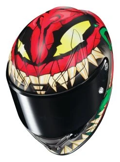 HJC Helmets HJC RPHA 1N Toxin Helmet -NEXX shop hjcrpha1 n toxin helmet red white green 2