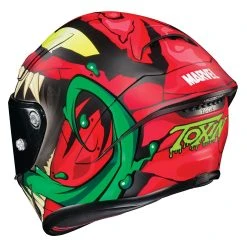 HJC Helmets HJC RPHA 1N Toxin Helmet -NEXX shop hjcrpha1 n toxin helmet red white green 4