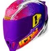 Icon Airflite Quarterflash Helmet Purple / MD [Open Box]