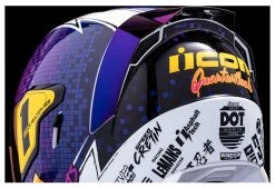 Icon Airflite Quarterflash Helmet Purple / MD [Open Box] -NEXX shop icon airflite quarterflash helmet purple md open box purple 5