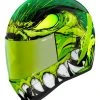 Icon Airform Manik'R Helmet Green/White / MD [Open Box]