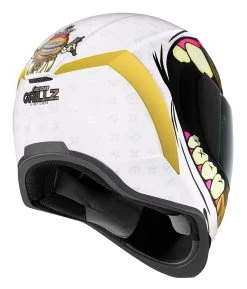 Icon Airform Grillz Helmet -NEXX shop icon helmet afrm grillz white 2