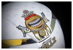 Icon Airform Grillz Helmet -NEXX shop icon helmet afrm grillz white 5