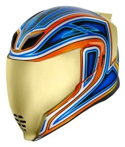 Icon Airflite El Centro Helmet -NEXX shop icon hlmt aflt el centro blue orange