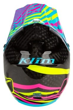 Klim F3 Carbon Illusion Off-Road Helmet -NEXX shop klim f3 carbon illusion off road helmet black pink 3