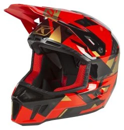 Klim F3 Carbon Raid Helmet -NEXX shop klim f3 carbon raid helmet red gold