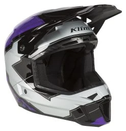 Klim F3 Verge Helmet -NEXX shop klim f3 verge helmet purple silver 2