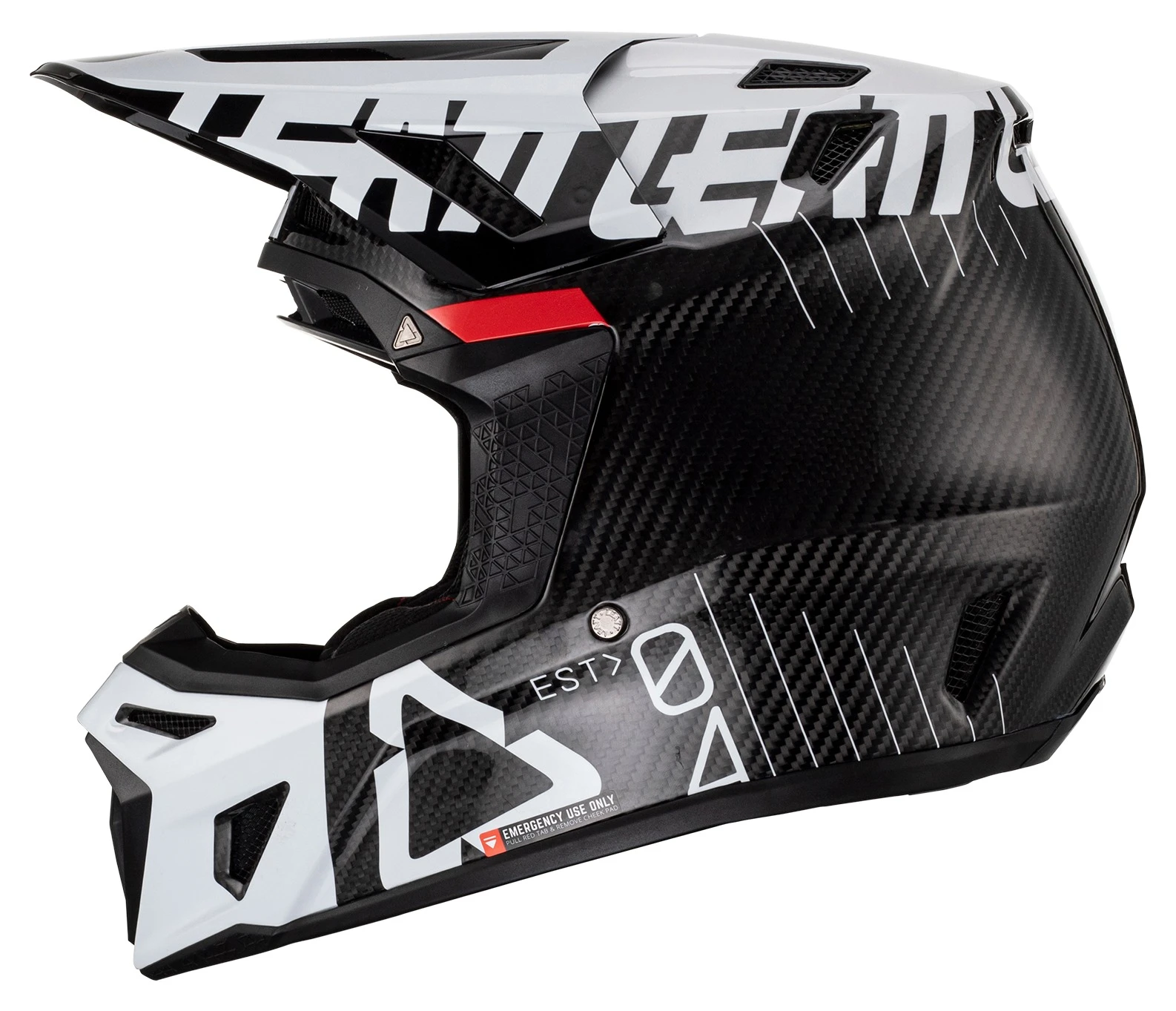 Leatt Moto 9.5 Carbon V23 Helmet Kit 8 Leatt Moto 9.5 Carbon V23 Helmet Kit - Image 8