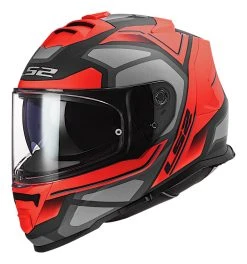 LS2 Helmets LS2 Assault Petra Helmet -NEXX shop ls2 assault petra helmet matte red grey