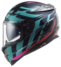 LS2 Helmets LS2 Challenger GT Carbon Flames Helmet