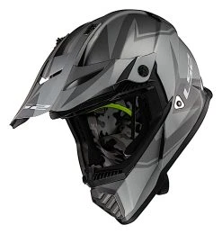 LS2 Helmets LS2 Gate Twoface Helmet -NEXX shop ls2 gate twoface helmet matte grey black 6