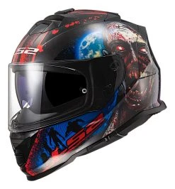 LS2 Helmets LS2 Assault I Heart Brains Glow In The Dark Helmet