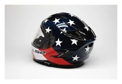LS2 Helmets LS2 Challenger GT Carbon Americarbon Helmet -NEXX shop ls2 helmets challenger c americarbon red gloss red white blue 4