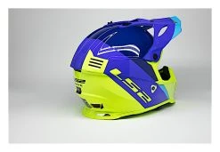 LS2 Helmets LS2 Youth Gate Launch Helmet -NEXX shop ls2 helmets launch gate blue hi viz yellow 2