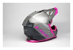 LS2 Helmets LS2 Youth Gate Launch Helmet -NEXX shop ls2 helmets launch gate silver grey pink 2