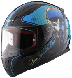 LS2 Helmets LS2 Rapid Mach II Fighter Pilot Helmet