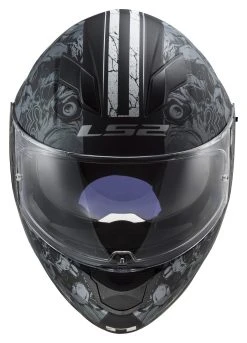 LS2 Helmets LS2 Stream Throne Helmet -NEXX shop ls2 stream throne helmet matte black grey 2