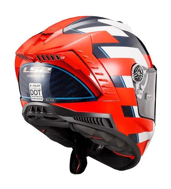 LS2 Helmets LS2 Thunder Carbon Alliance Helmet 5 LS2 Helmets LS2 Thunder Carbon Alliance Helmet - Image 5