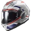 LS2 Helmets LS2 Valiant II Revo Helmet Red/White/Blue / LG [Open Box]
