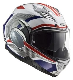 LS2 Helmets LS2 Valiant II Revo Helmet Red/White/Blue / LG [Open Box] -NEXX shop ls2 valiant ii revo helmet red white blue lg open box red white blue 2