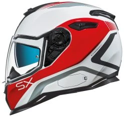 Nexx Helmets Nexx SX100 Popup Helmet -NEXX shop nexx helmets sx100 popup white red 1