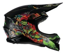 O'Neal 3 Series Crank Helmet Black/Green/Red / 2XL [Open Box] -NEXX shop o neal3 series crank helmet black green red2 xl open box black green red 3