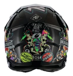 O'Neal 3 Series Crank Helmet Black/Green/Red / 2XL [Open Box] -NEXX shop o neal3 series crank helmet black green red2 xl open box black green red 5