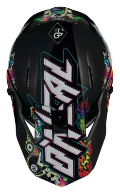 O'Neal 3 Series Crank Helmet Black/Green/Red / 2XL [Open Box] -NEXX shop o neal3 series crank helmet black green red2 xl open box black green red 6