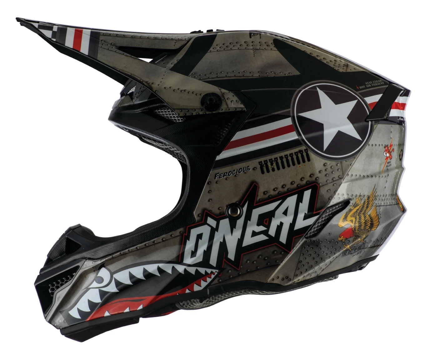 O'Neal 5 Series Wingman Helmet Silver/White / SM [Open Box] - Image 2