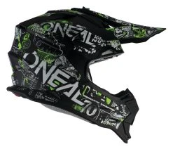 O'Neal Youth 2 Series Attack Helmet Black/Neon Yellow / Youth LG [Open Box] -NEXX shop o neal youth2 series attack helmet black neon yellow youth lg open box black neon yellow 3