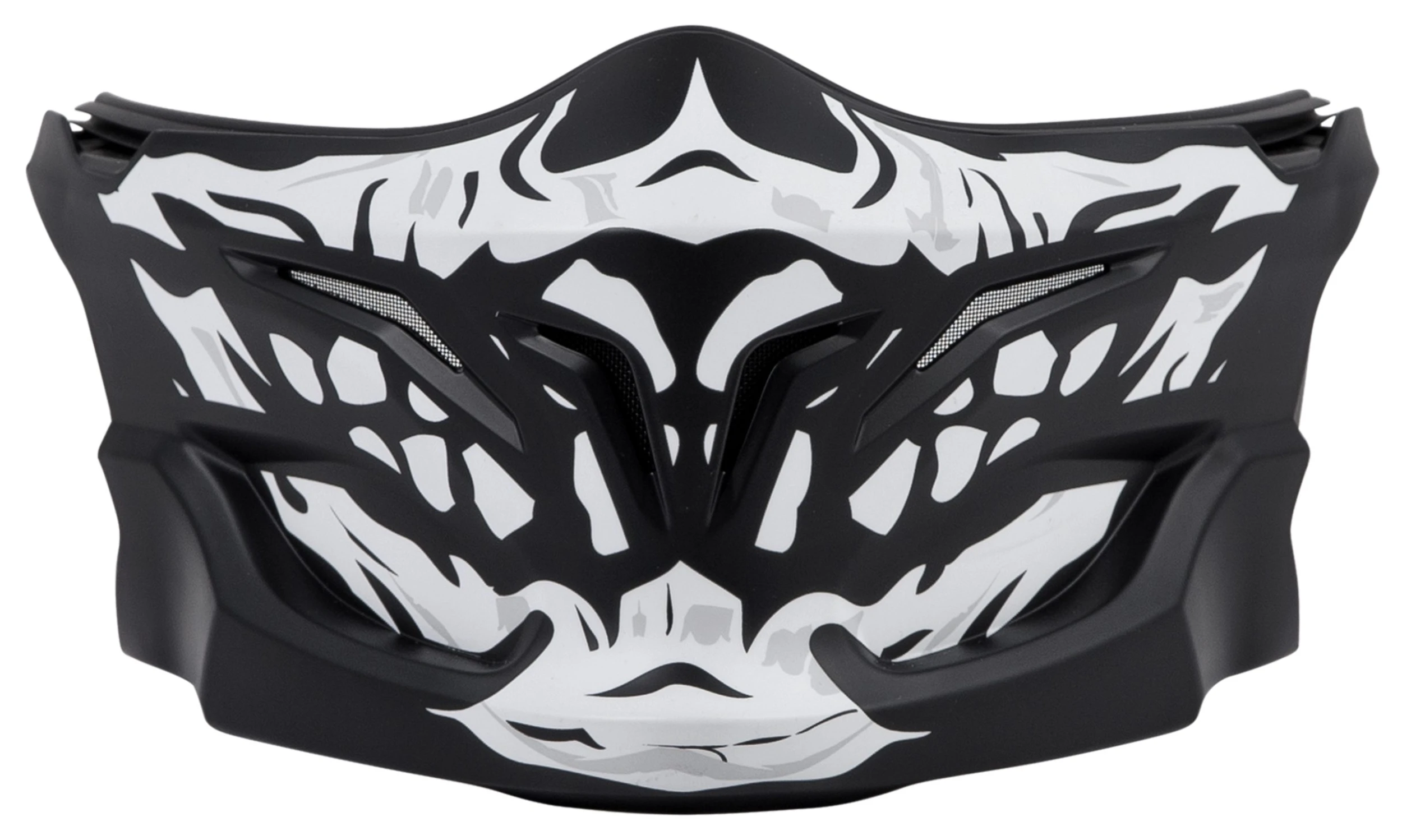Scorpion EXO Covert Skull Face Mask Black/White [Open Box] - Image 2