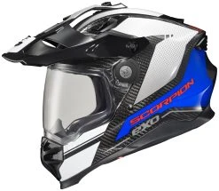 Scorpion EXO-XT9000 Trailhead Helmet -NEXX shop scorpion exoxt9000 trailhead helmet black white blue